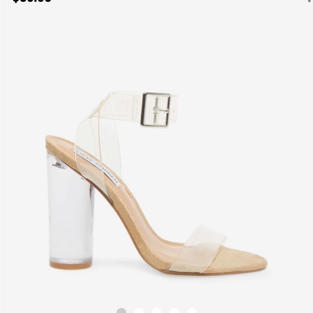 Steve Madden clear heels